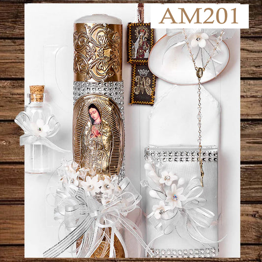 Baptism/Christening Candle Set AM201