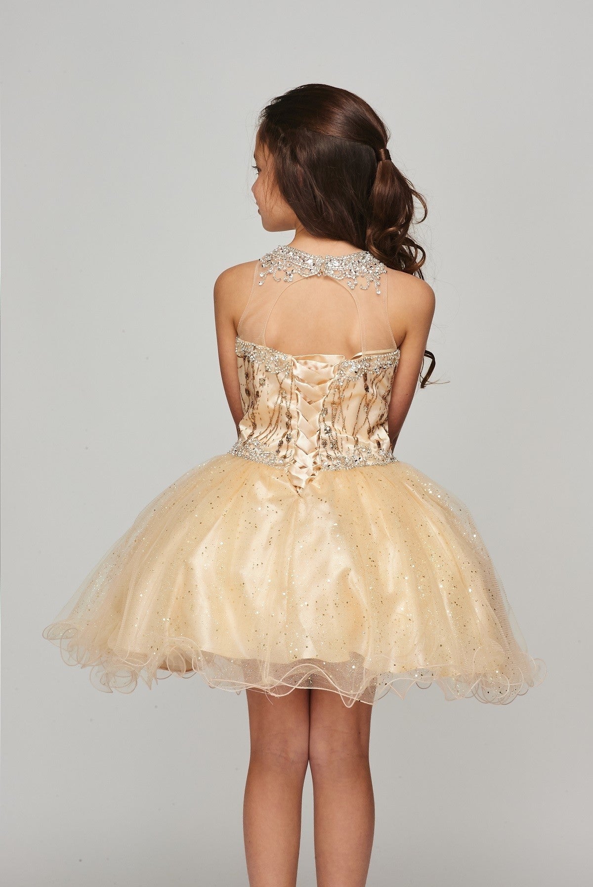 Champagne Girl Dress,Girl Dress, Champagne Dress, Champagne Dress, Flower Girl, Wedding Flower Girl Dress, Champagne Teen Dress