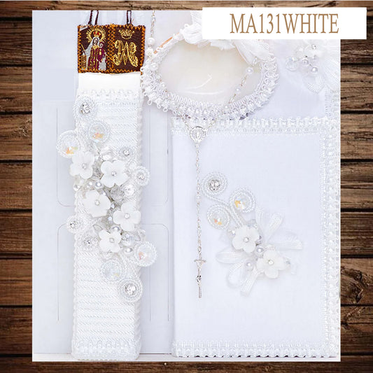 Baptism/Christening Candle Set MA130WHITE