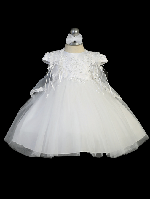 White Baptism/Christening Gown 2325tt