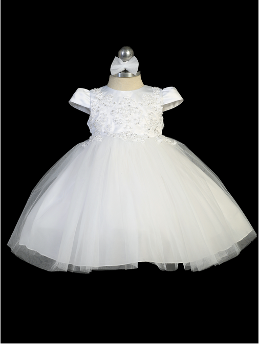White Baptism/Christening Gown 2325tt