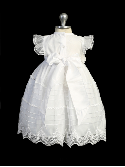 White Baptism/Christening Gown 2376tt