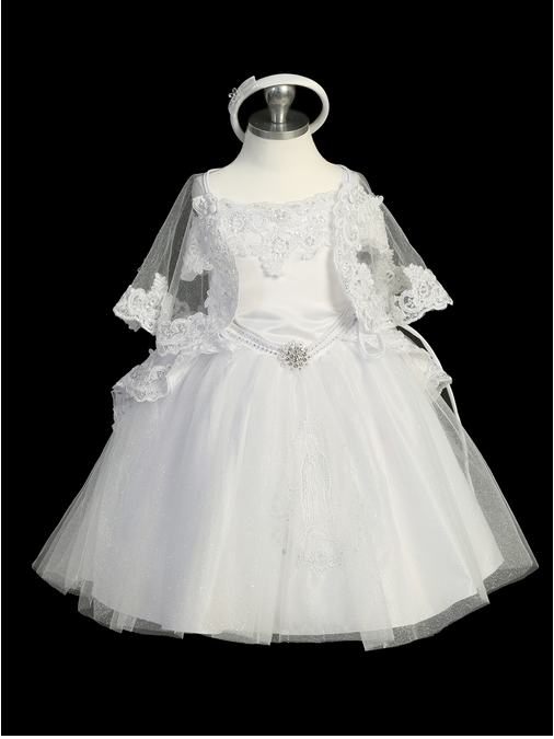 White Baptism/Christening Gown 2353tt