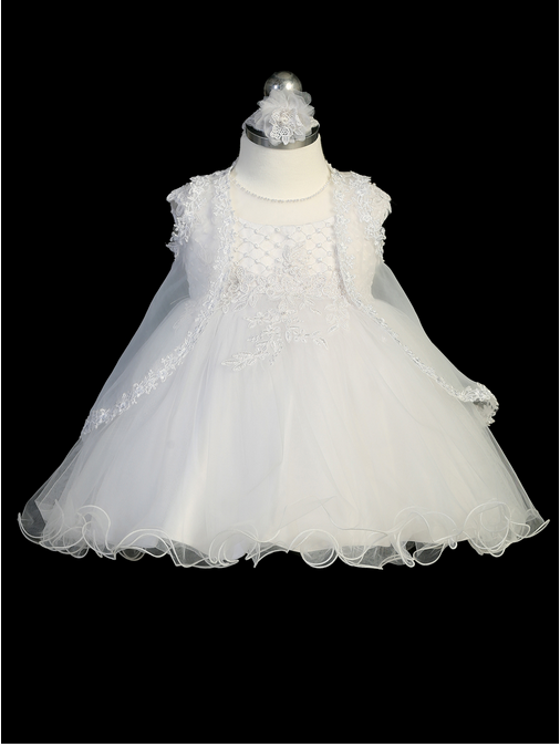 White Baptism/Christening Gown 2354tt