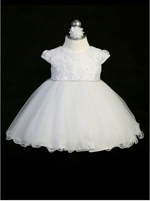 White Baptism/Christening Gown 2359tt