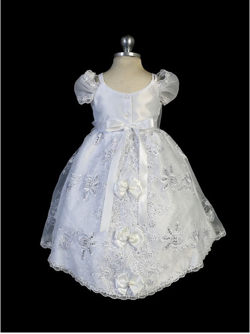 White Baptism/Christening Gown 2348tt