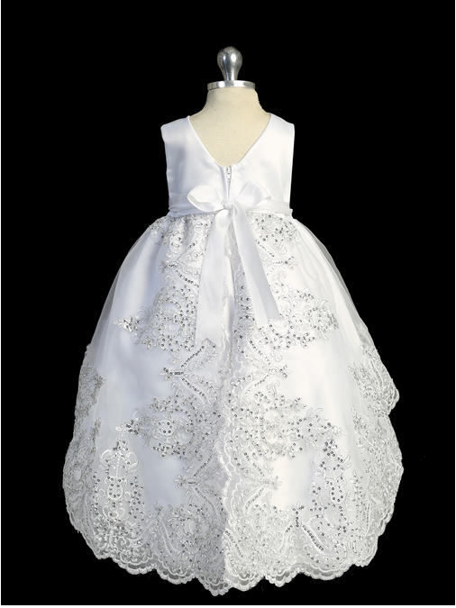White Baptism/Christening Gown 2387