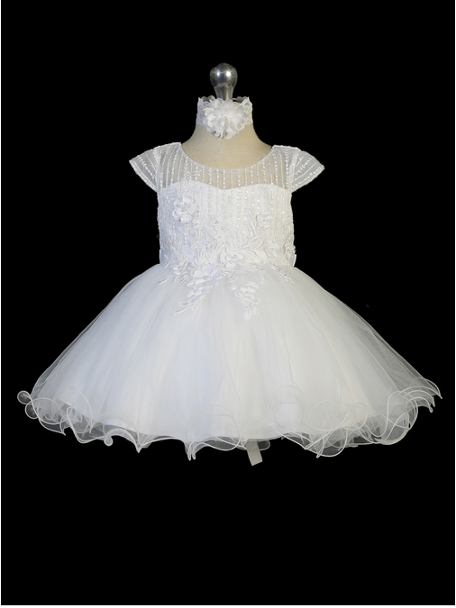 White Baptism/Christening Gown 2342
