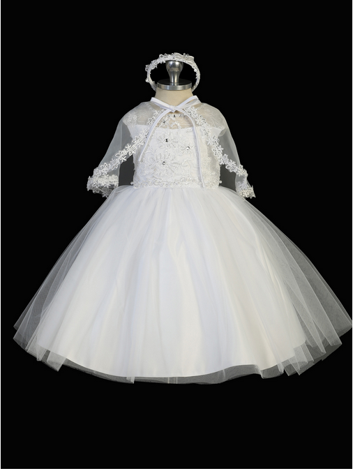 White Baptism/Christening Gown 2322