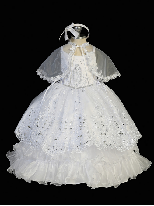 White Baptism/Christening Gown 2332