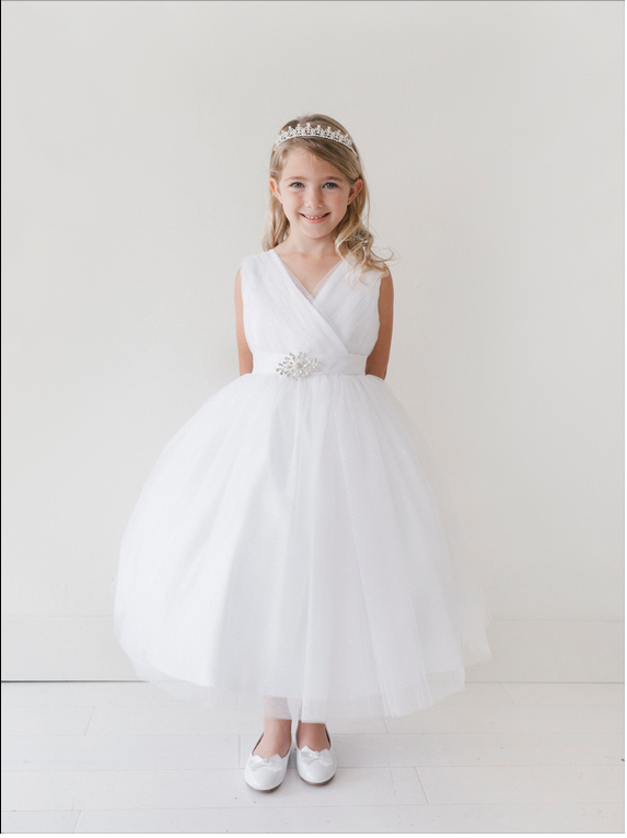 White Girl Dress,Girl Dress,White Dress, Flower Girl, Wedding Flower Girl Dress, party dress