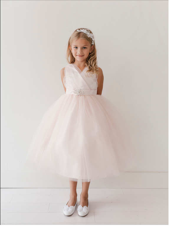 Blush Girl Dress,Girl Dress, Blush Dress, Flower Girl, Wedding Flower Girl Dress, party dress