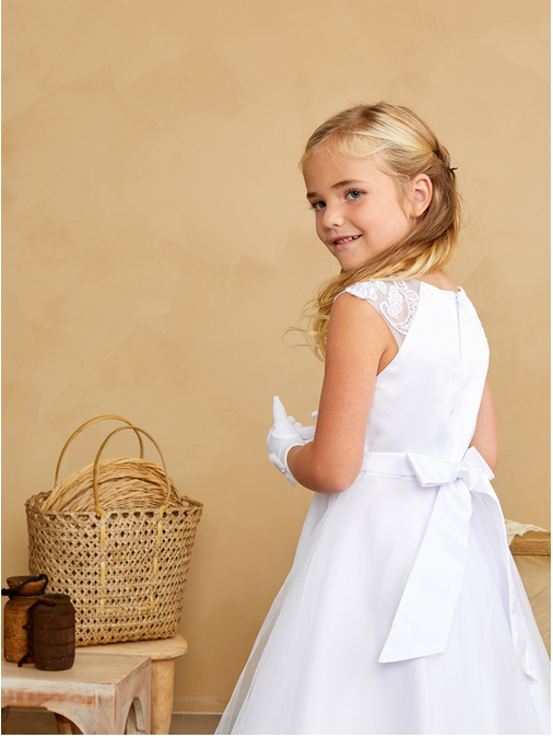First Holy Communion Dress white 1206
