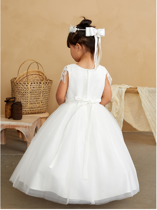 First Holy Communion Dress white 5839