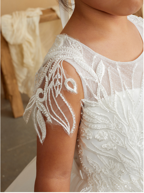 First Holy Communion Dress white 5839