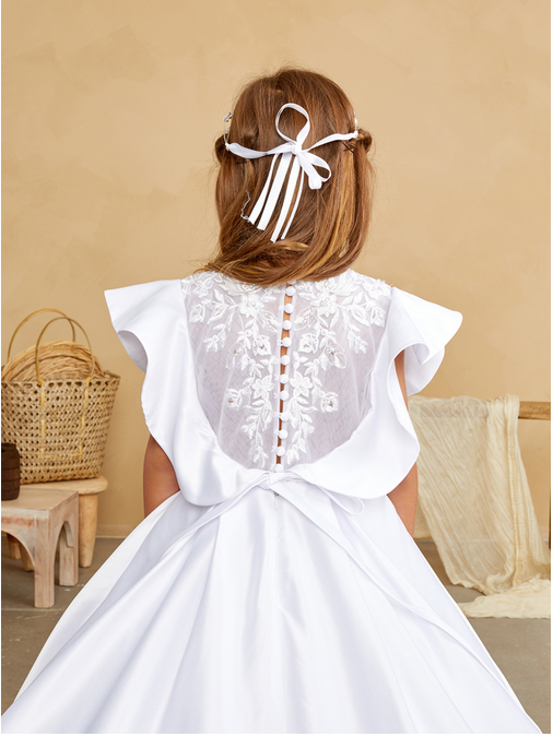 First Holy Communion Dress white 5840