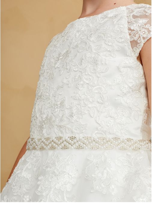 First Holy Communion Dress white 5851