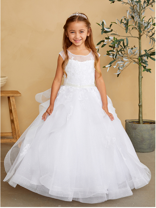 First Holy Communion Dress white 5850