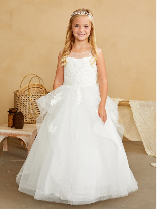 First Holy Communion Dress white 5850 – STYLO First Holy Communion Dress white 5850 – STYLO