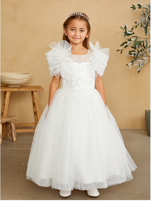 First Holy Communion Dress white 5843