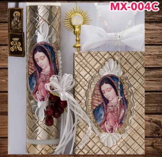First Holy Communion Candle Set / Set Vela Primera Comunion mx004