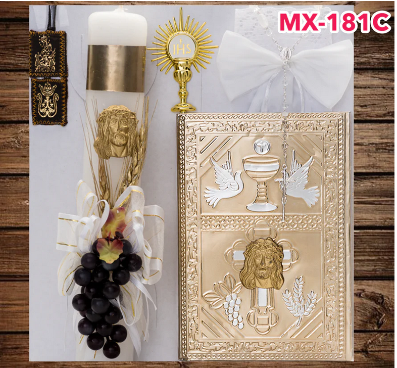 First Holy Communion Candle Set / Set Vela Primera Comunion 181