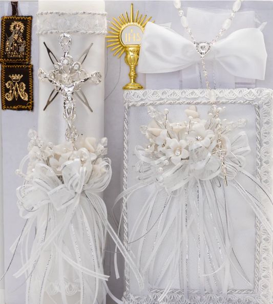 First Holy Communion Candle Set / Set Vela Primera Comunion 444