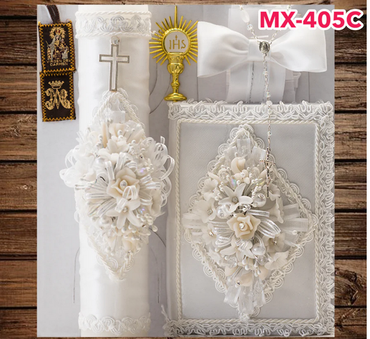 First Holy Communion Candle Set / Set Vela Primera Comunion 405