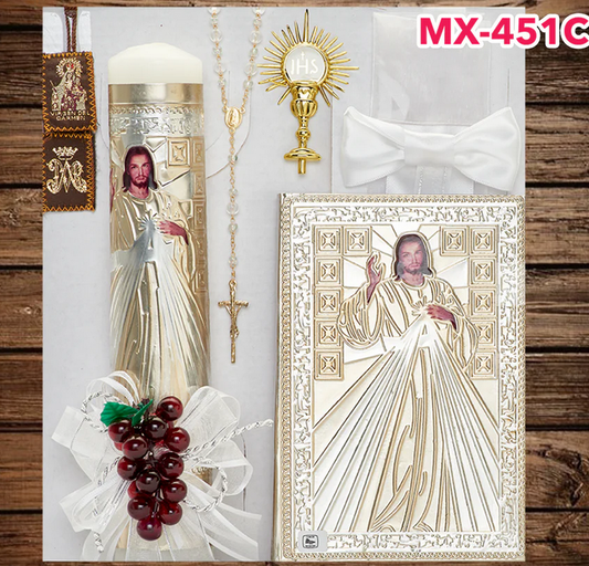First Holy Communion Candle Set / Set Vela Primera Comunion 451