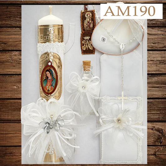 Baptism/Christening Candle Set AM190