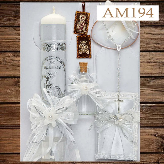 Baptism/Christening Candle Set AM194