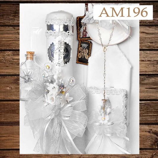 Baptism/Christening Candle Set AM196