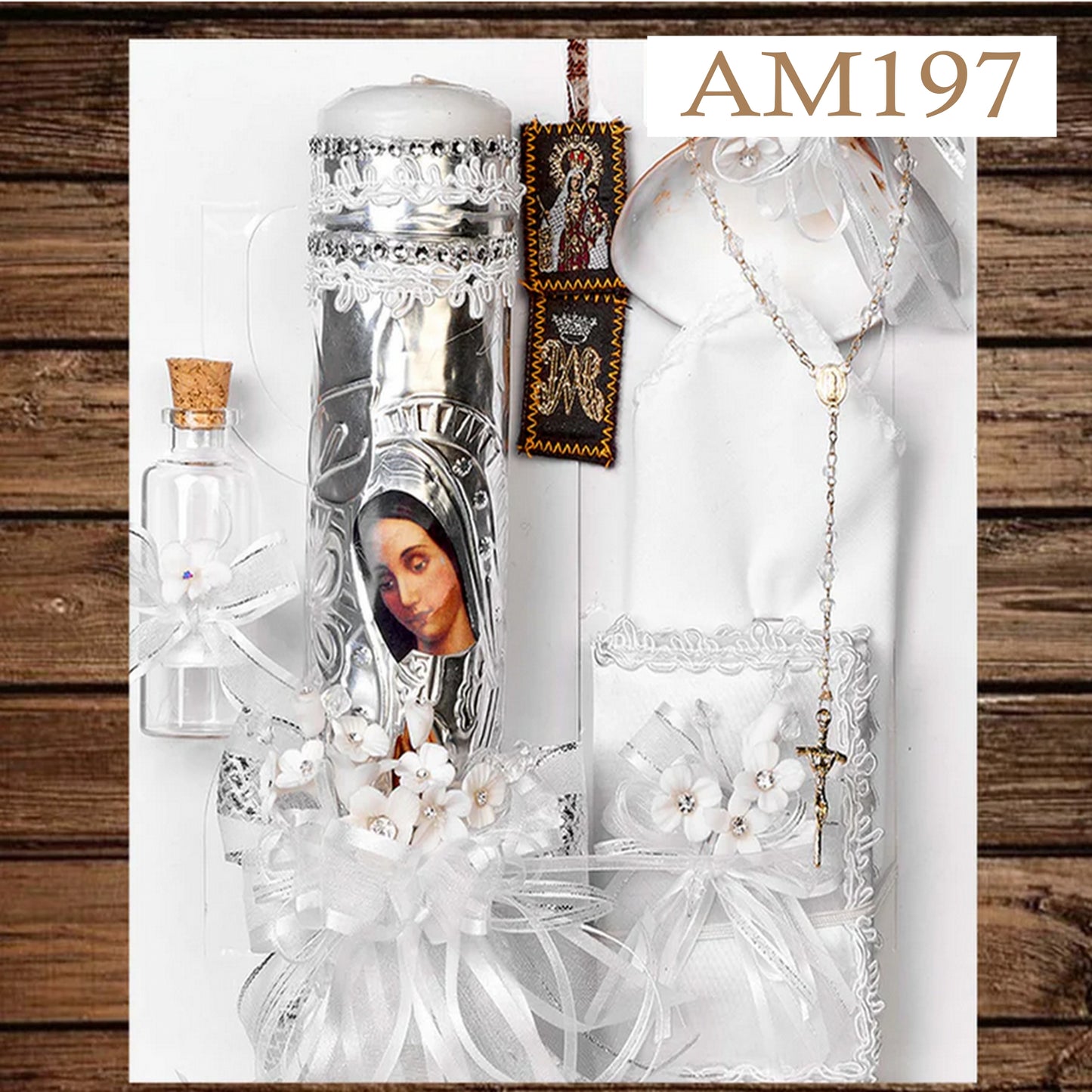 Baptism/Christening Candle Set AM197