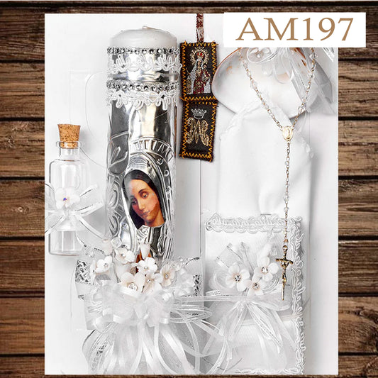 Baptism/Christening Candle Set AM197
