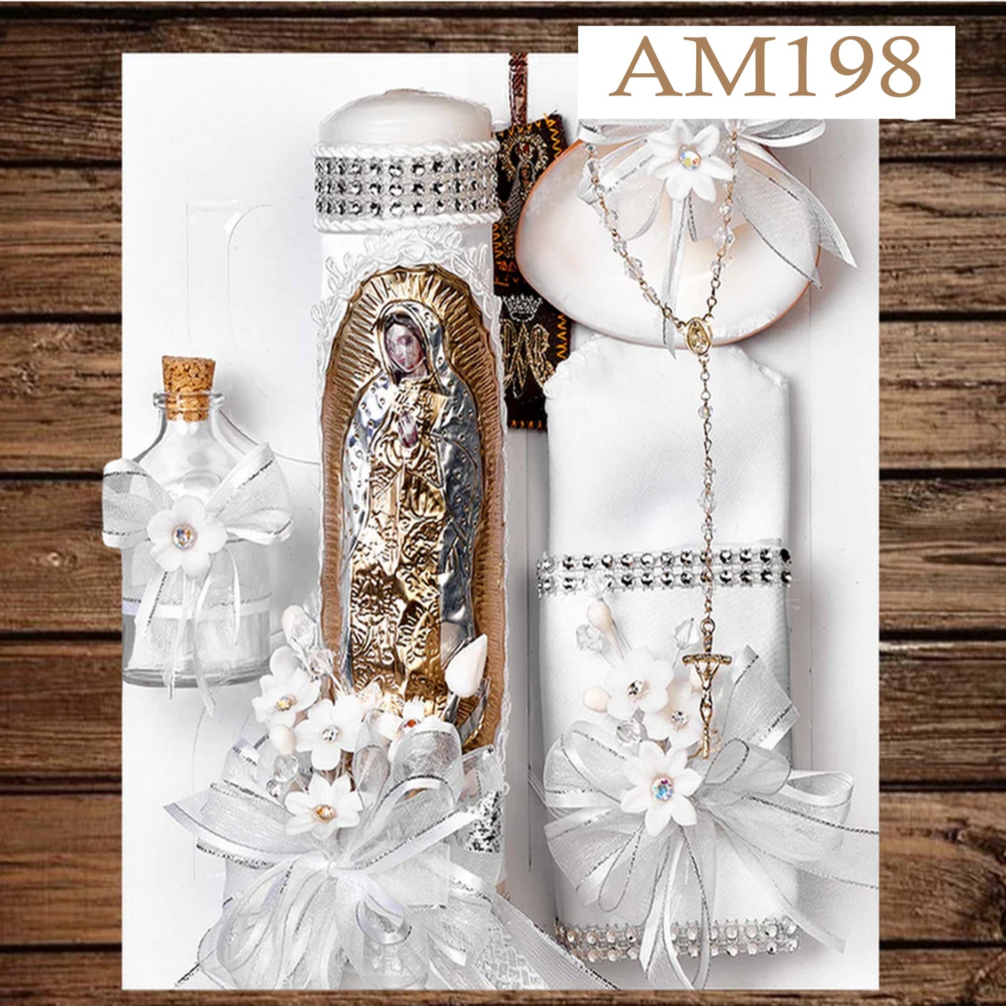 Baptism/Christening Candle Set AM198