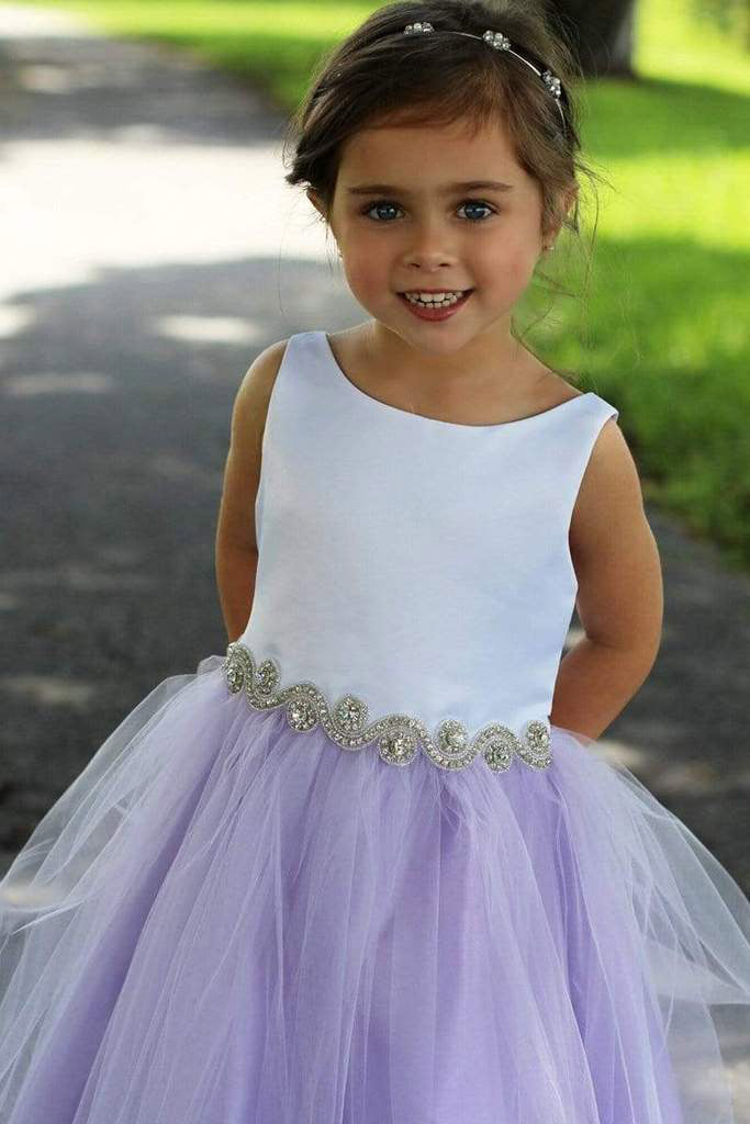 Lavander Girl Dress,Girl Dress, LIlac Blue Dress, Lilac Dress, Flower Girl, Wedding Flower Girl Dress