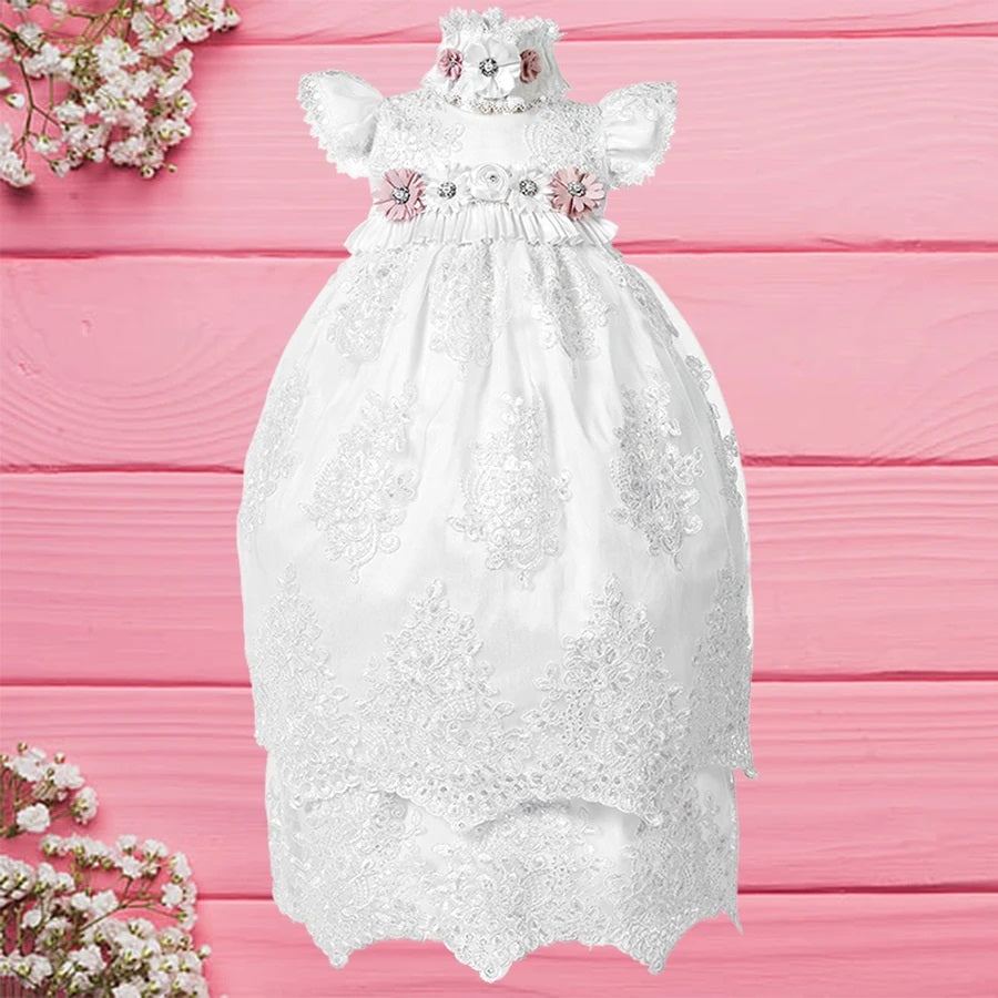 White Baptism Dress/Christening Gown