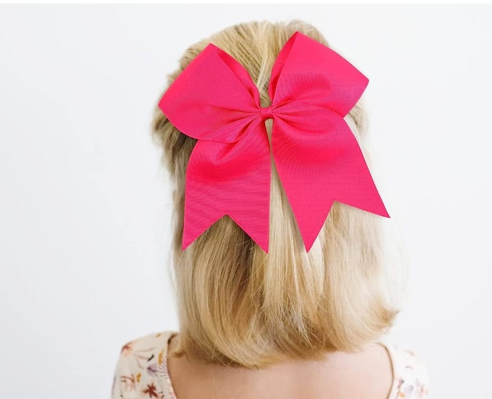 Pink Cheer Bow