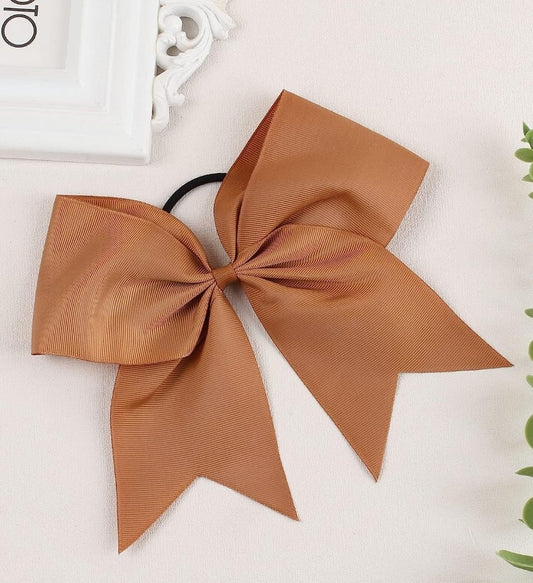 brown Cheer Bow
