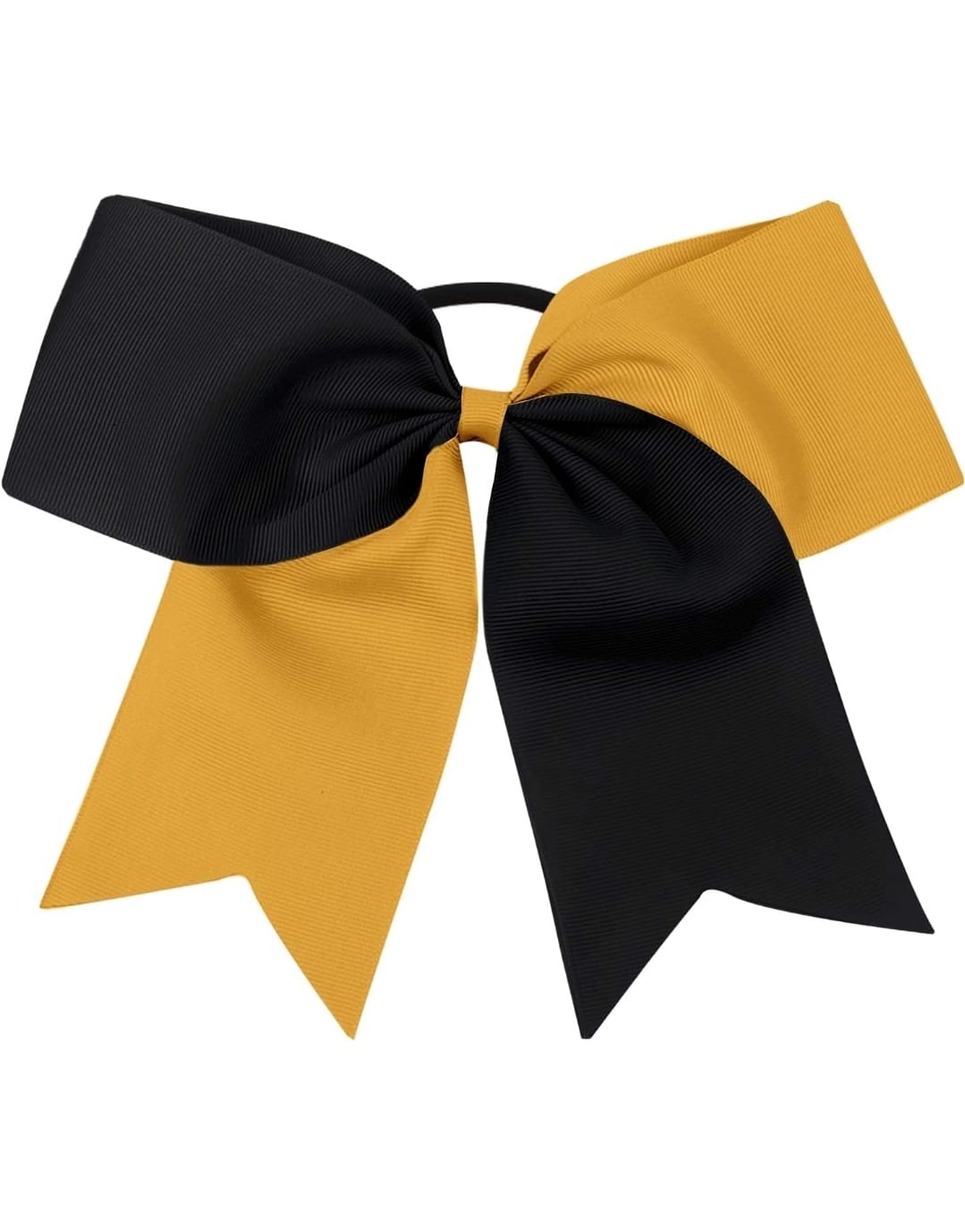 Gold and Black Cheer Bow