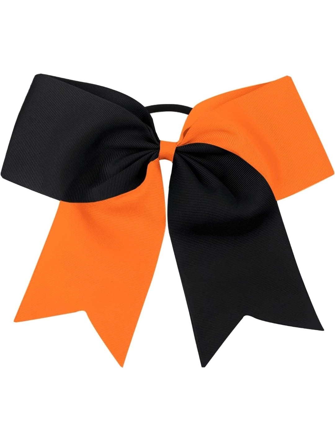 Orange and Black Cheer Bow