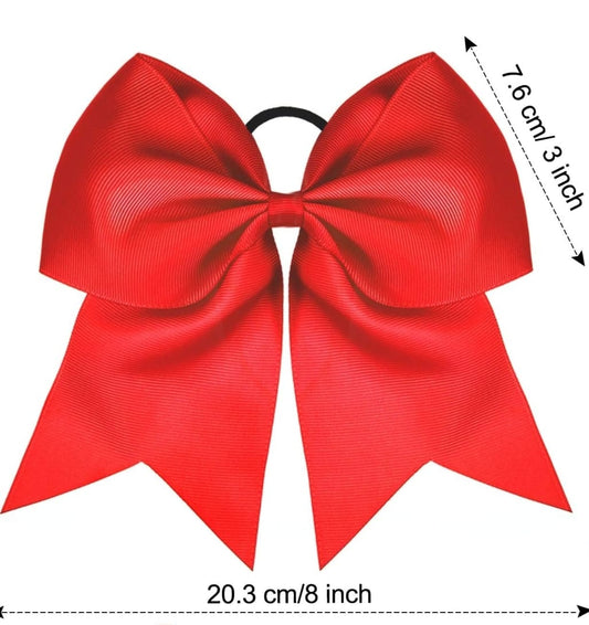 Red Cheer Bow