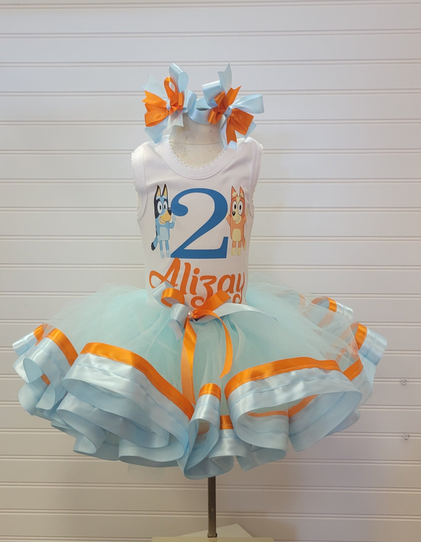 Bluey Personalized Tutu Outfit