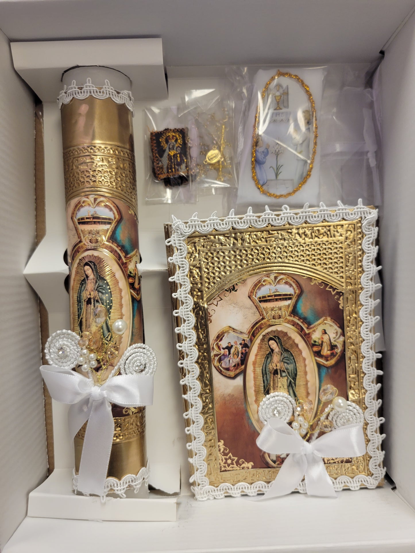 Communion Candle Set / Set Vela Primera Comunion 951