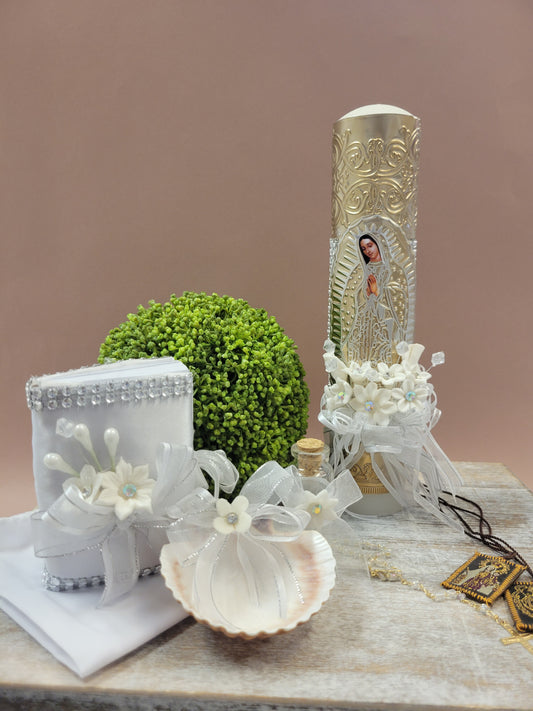 Baptism/Christening Candle Set AM201