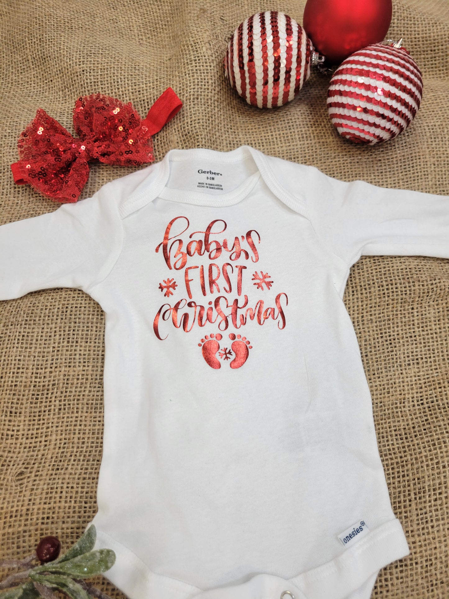 Christmas Baby Short/ long  Sleeve Onesie,Cute Modern Christmas Baby Onesie,Natural Christmas Bodysuit,Xmas Baby Shirt,Cute Christmas Kid