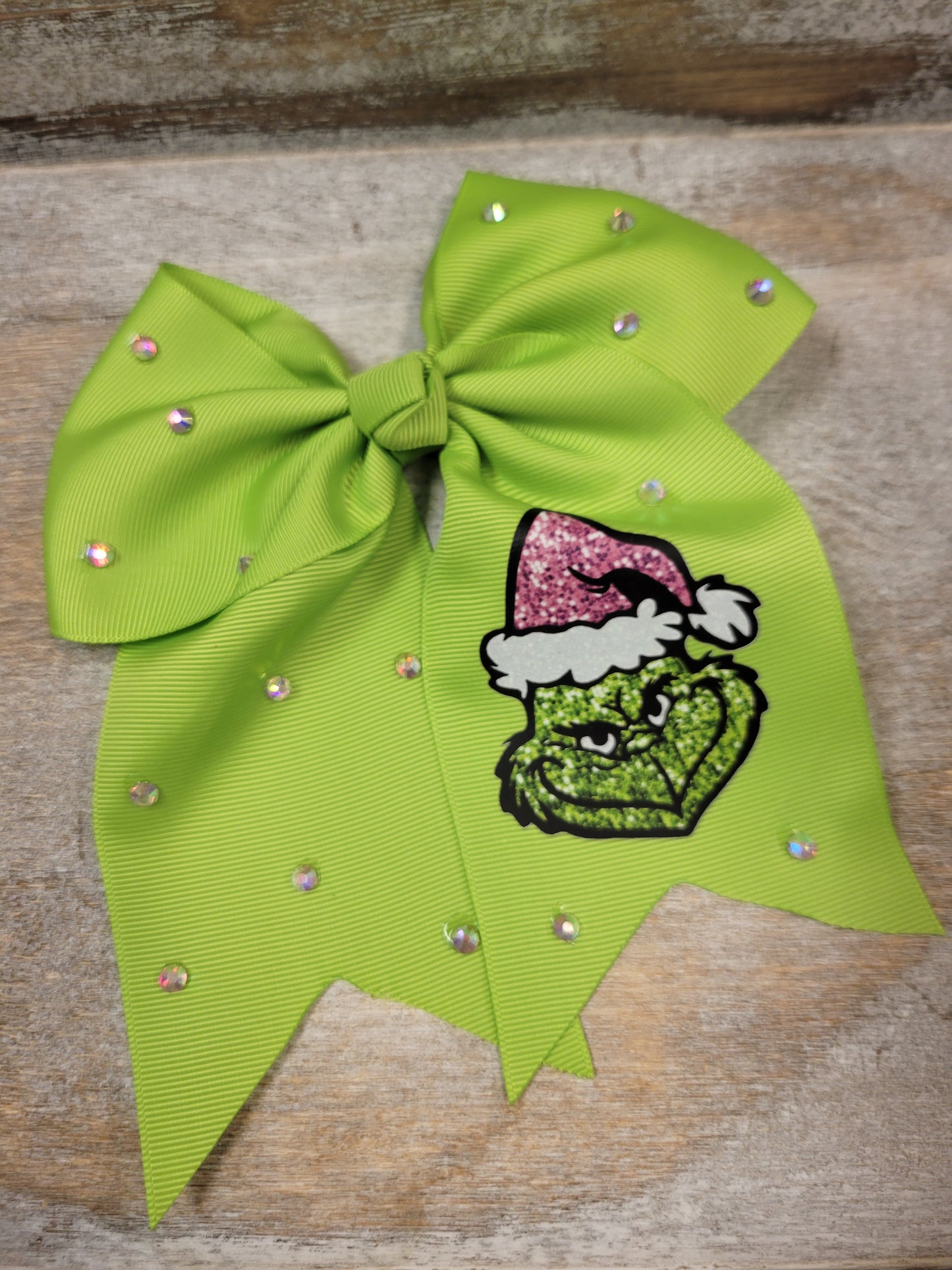 Christmas grinch Bow