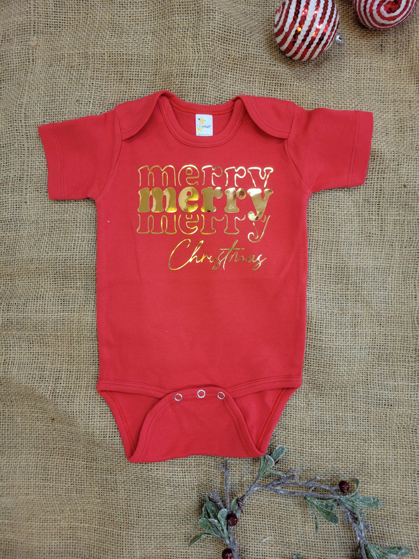 Christmas Baby Short/ long  Sleeve Onesien