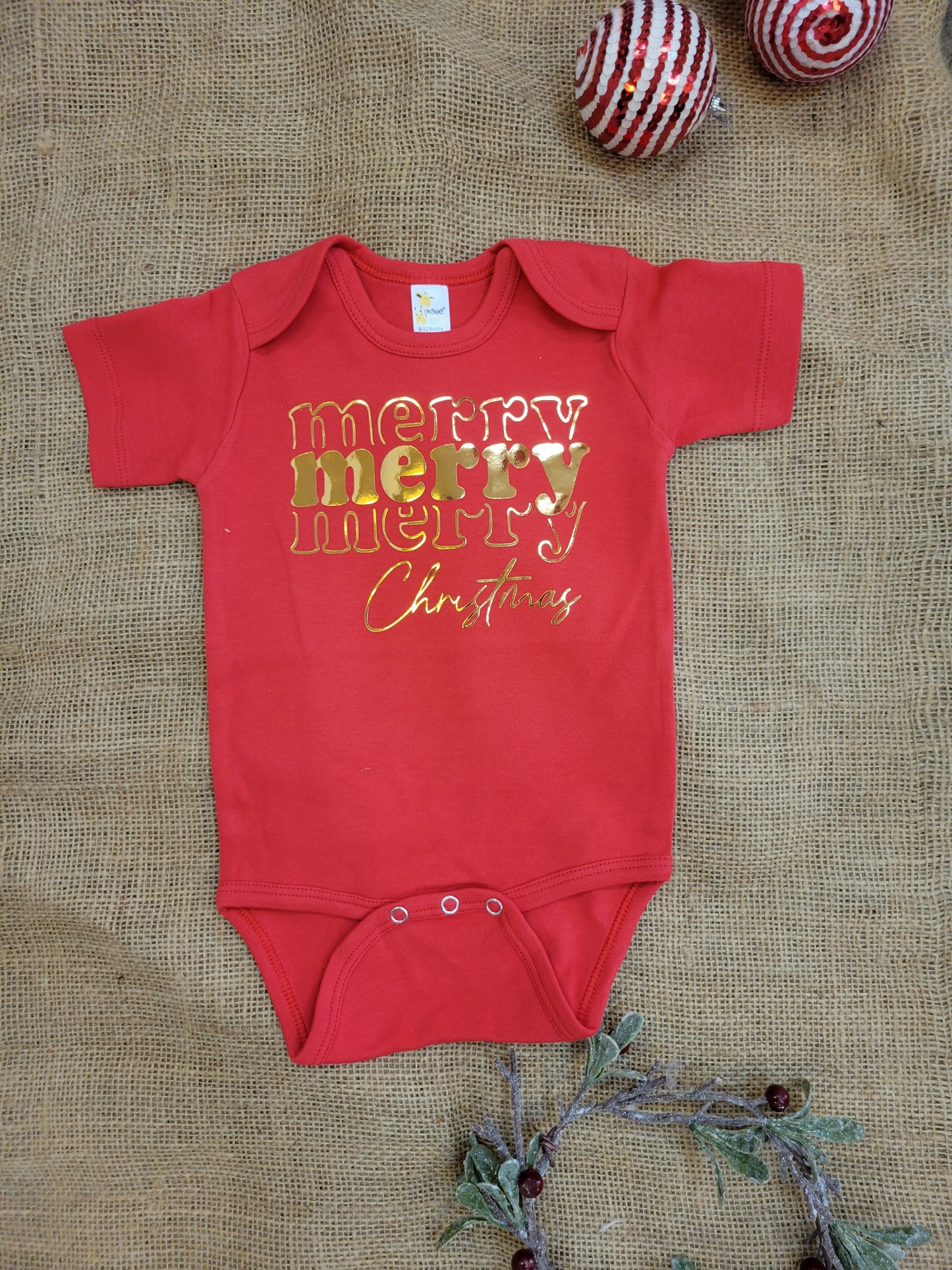 Christmas Baby Short/ long  Sleeve Onesien