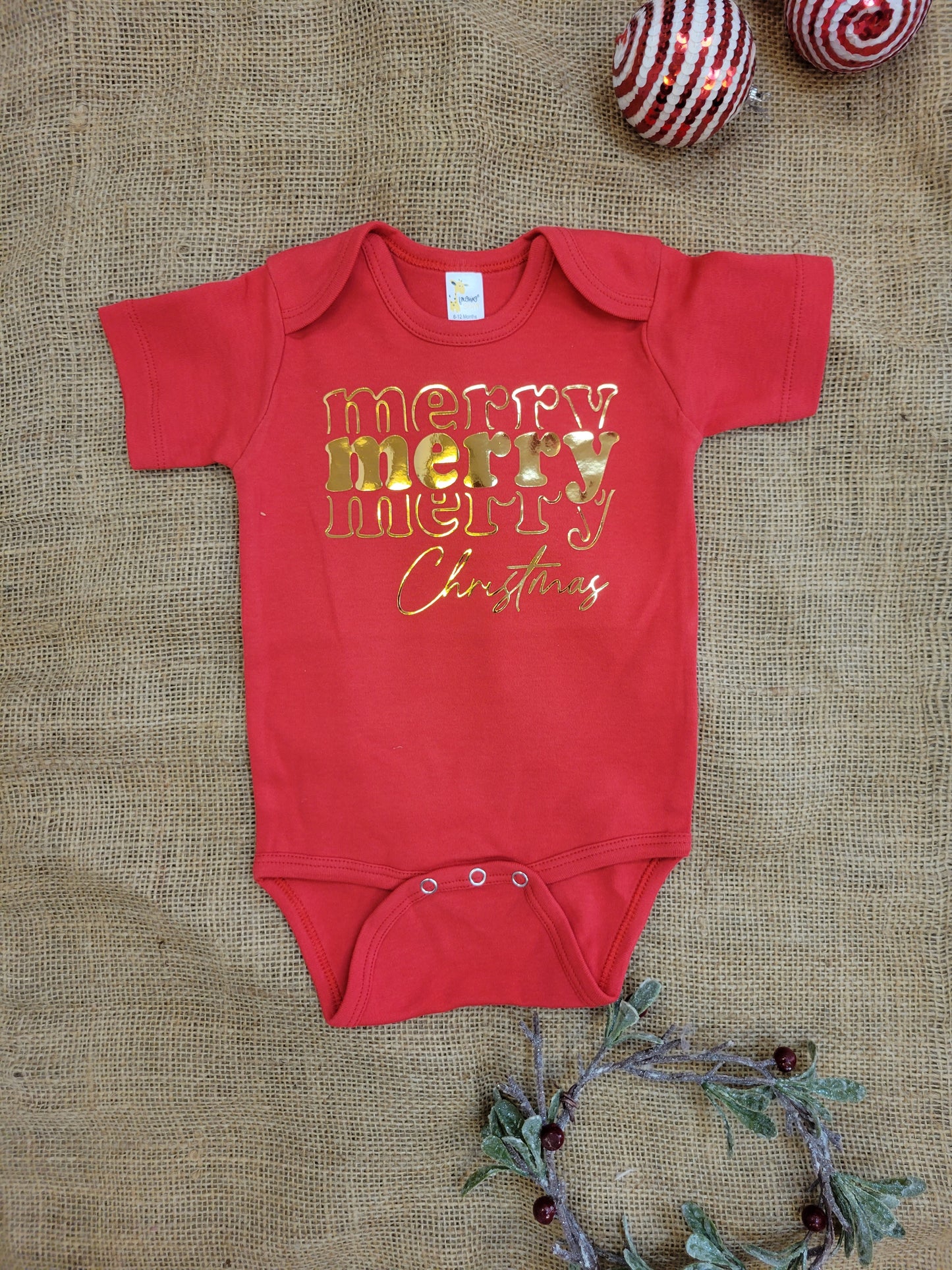 Christmas Baby Short/ long  Sleeve Onesien